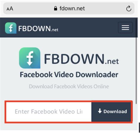 Fbdown net video downloader - With a friendly interface, Our URL video downloader is very easy to use. Here are the steps: Step #1: Copy the video URL. All you have to do is copy the URL of the video you want to download. Step #2: Enter the video URL. On the tool area above, paste the URL in the space provided.